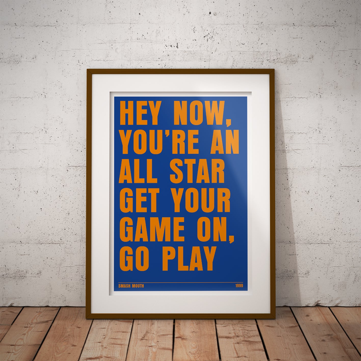 all star game smash mouth punk buy pixel8er custom lyric gift colour wedding song pop metal rock dance disco alt grunge