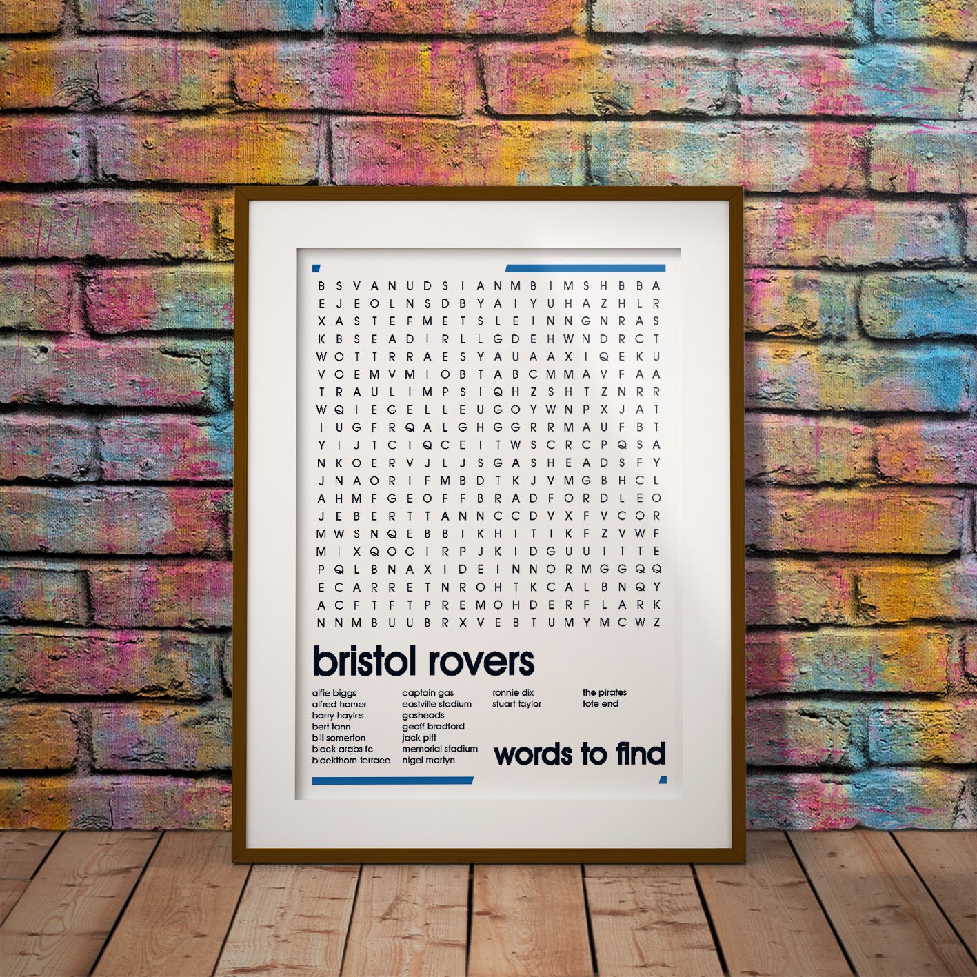 bristol rovers gasheads buy football fan gift art fun wordsearch history famous stadiums soccer man cave nerd supporter club teaser wall decor instant digital download printable