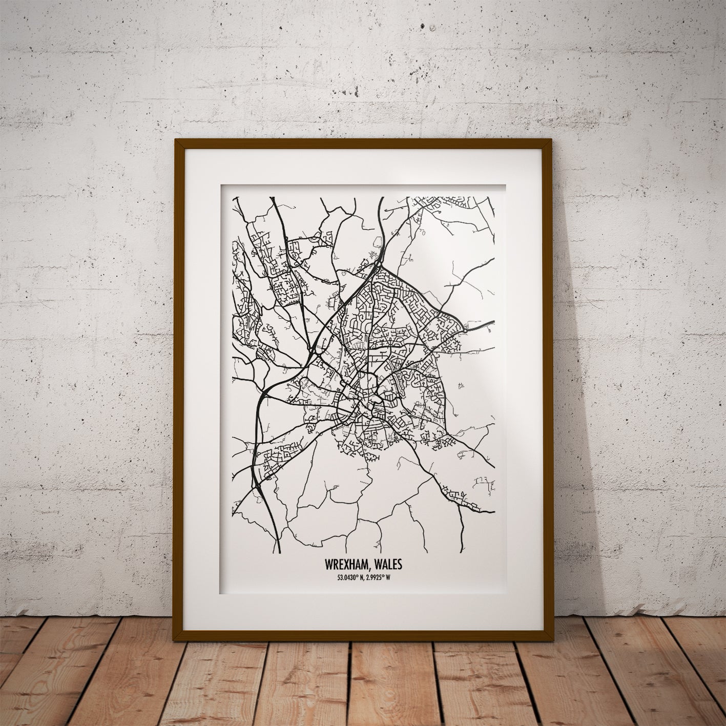 buy instant digital download printable wrexham geography coordinates location wales football dms place holiday pixel8er gift present mono scandinavian art Netflix Reynolds