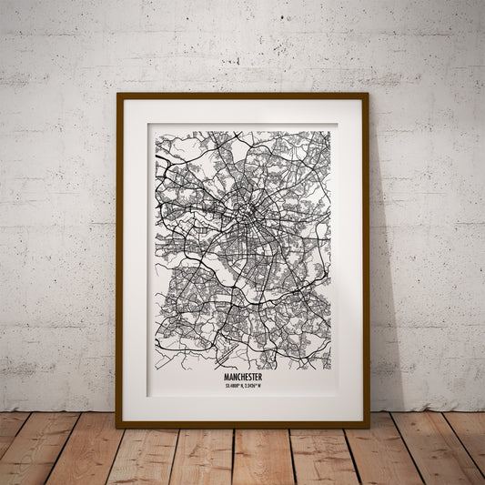 buy manchester north england uk united kingdom geograpy destination location decor print art gift italy holiday honeymoon trip dms coordinates love christmas fathers day mother birthday instant digital download printable downloadable pixel8er