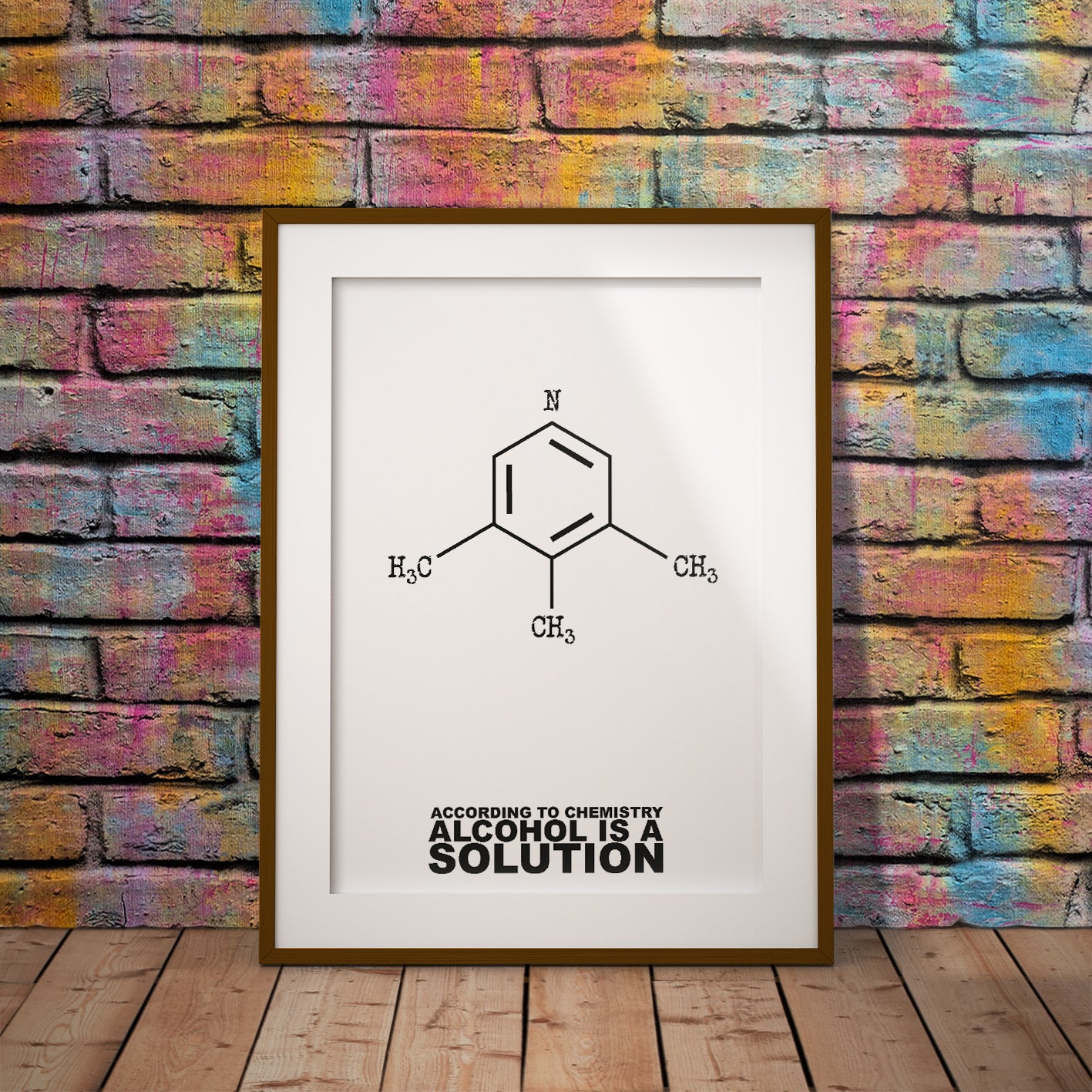 buy alcohol is a solution quote Helix drink booze beer ethanol funny drinker bar science compounds pixel8er whisky rum art digital download printable downloadable instant