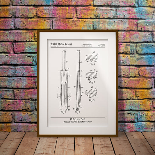 cricket bat 4186923 1980 wicket bowler keeper new zealand sri lanka patent ashes sport patent deisgn technology buy gift birthday fathers day pixel8er instant digital downloadable wall decor home child gym gift retro vintage minimalist