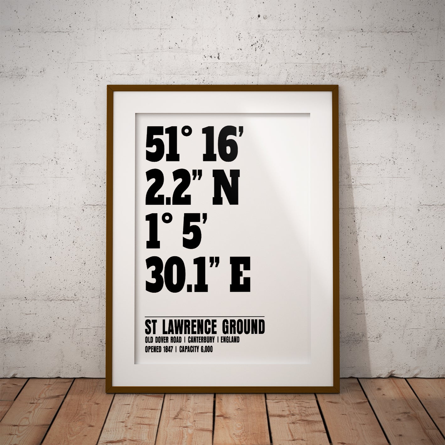 Kent St Lawrence Coordinates Unframed Print