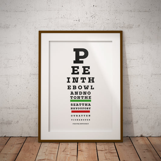 buy funny bathroom toilet aim blind snellen chart pee humour pixel8er on bowl not seat wc gift eyesight gents