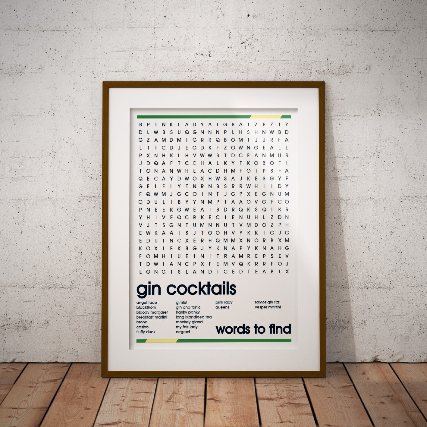 word search brain teaser buy gin cocktails drinking fun bar booze alcohol gift cocktail party pixel8er tonic angel fluffy duck hanky panky martini instant digital downloadable printable gift birthday bar